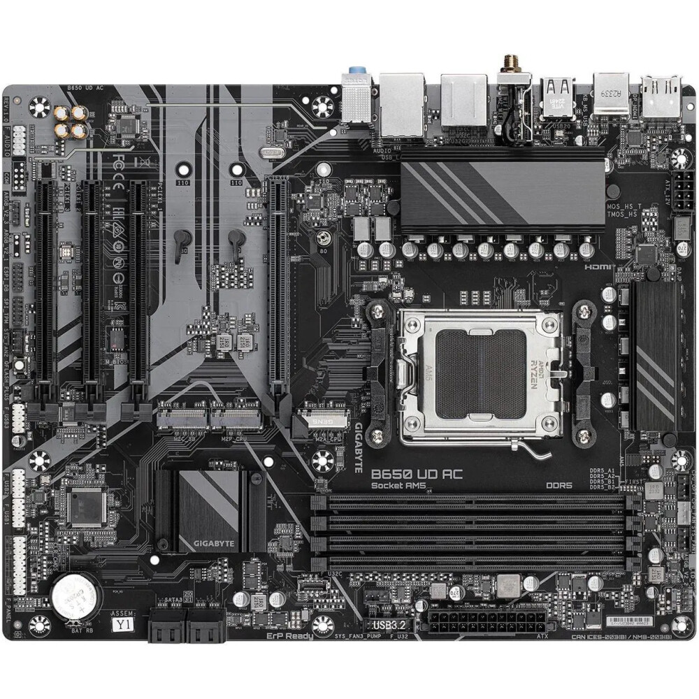 Motherboard GIGABYTE B650 UD AC Socket AM5 ATX - Imagen 4