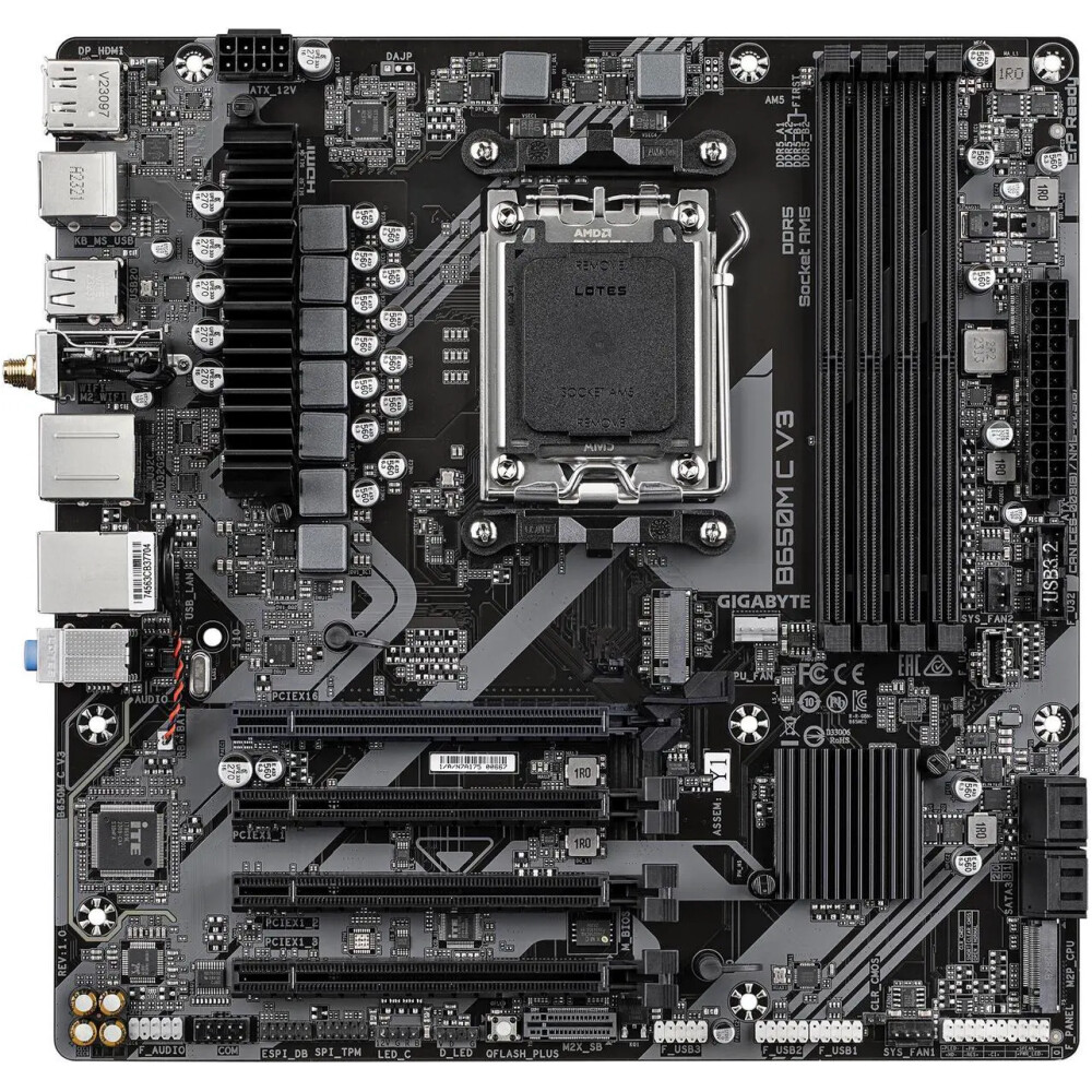 Motherboard GIGABYTE B650M C V3 Socket AM5 Micro ATX - Imagen 2