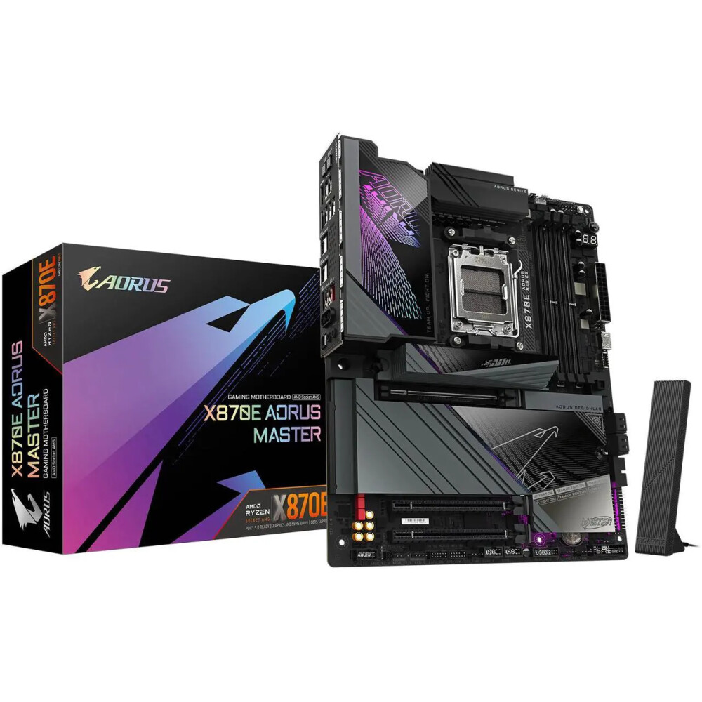 Motherboard GIGABYTE X870E AORUS MASTER Socket AM5 ATX - Imagen 1