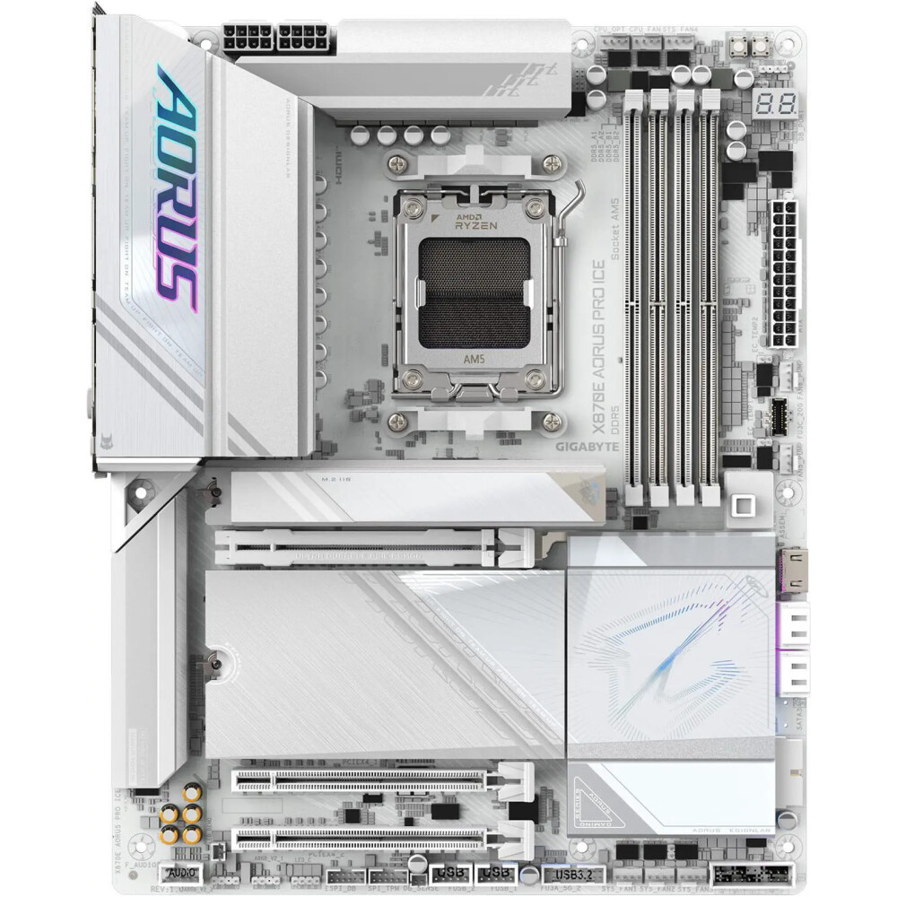 Motherboard GIGABYTE X870E AORUS PRO ICE Socket AM5 ATX - Imagen 2