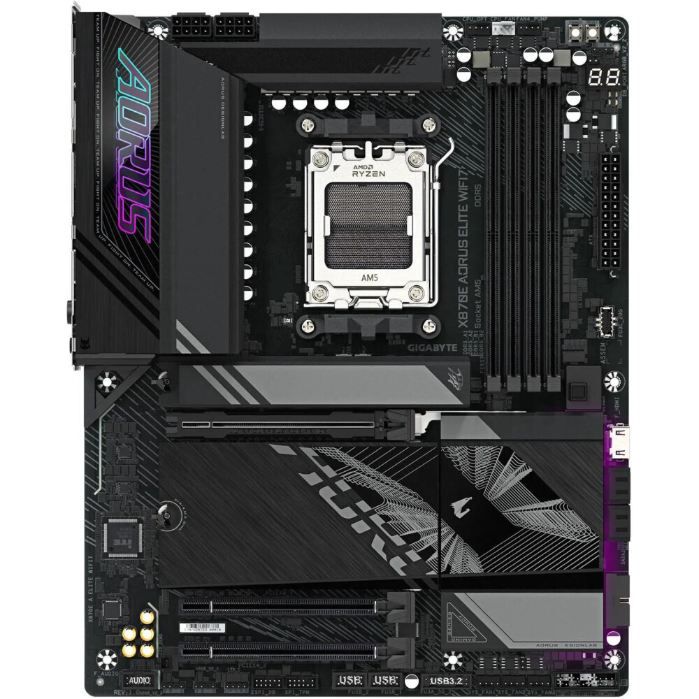 Motherboard GIGABYTE X870E AORUS ELITE WiFi 7 Socket AM5 ATX - Imagen 2
