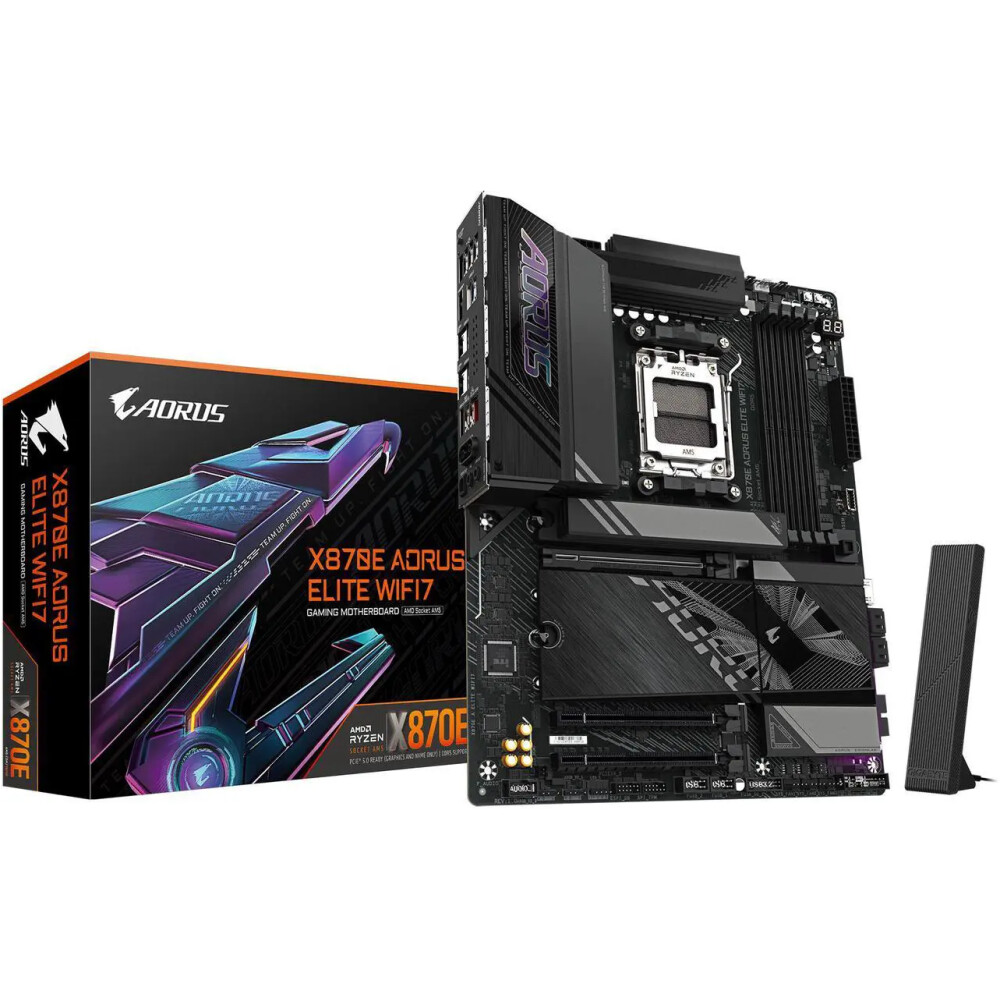 Motherboard GIGABYTE X870E AORUS ELITE WiFi 7 Socket AM5 ATX - Imagen 1