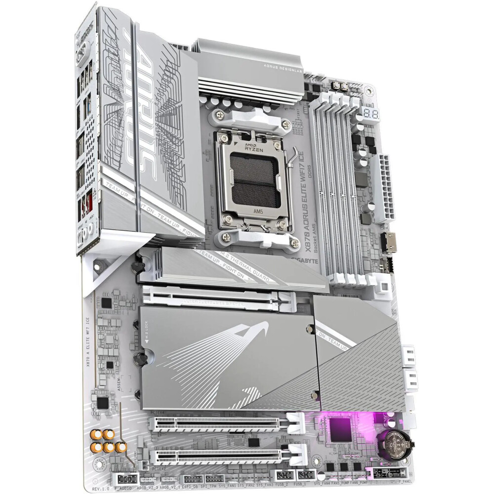 Motherboard GIGABYTE X870 AORUS ELITE WiFi 7 ICE Socket AM5 ATX - Imagen 4