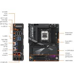 Motherboard GIGABYTE X870 AORUS ELITE WiFi 7 Socket AM5 ATX - Imagen 5