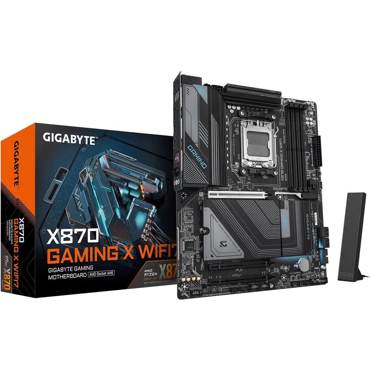 13-145-520-06_square Motherboard GIGABYTE X870 GAMING X WiFi7 AM5 ATX - Imagen 1