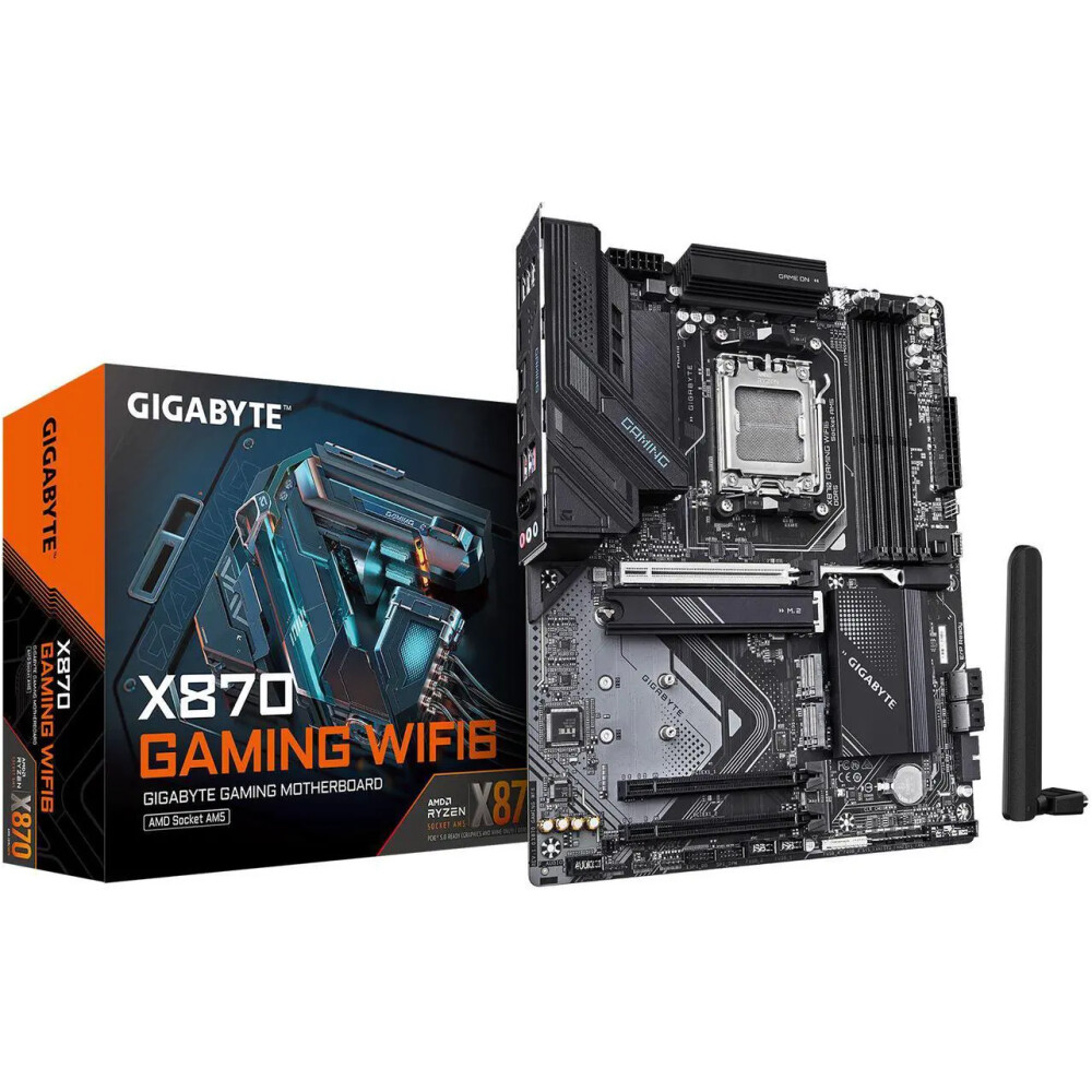 Motherboard GIGABYTE X870 GAMING WIFI6 Socket AM5 ATX - Imagen 1