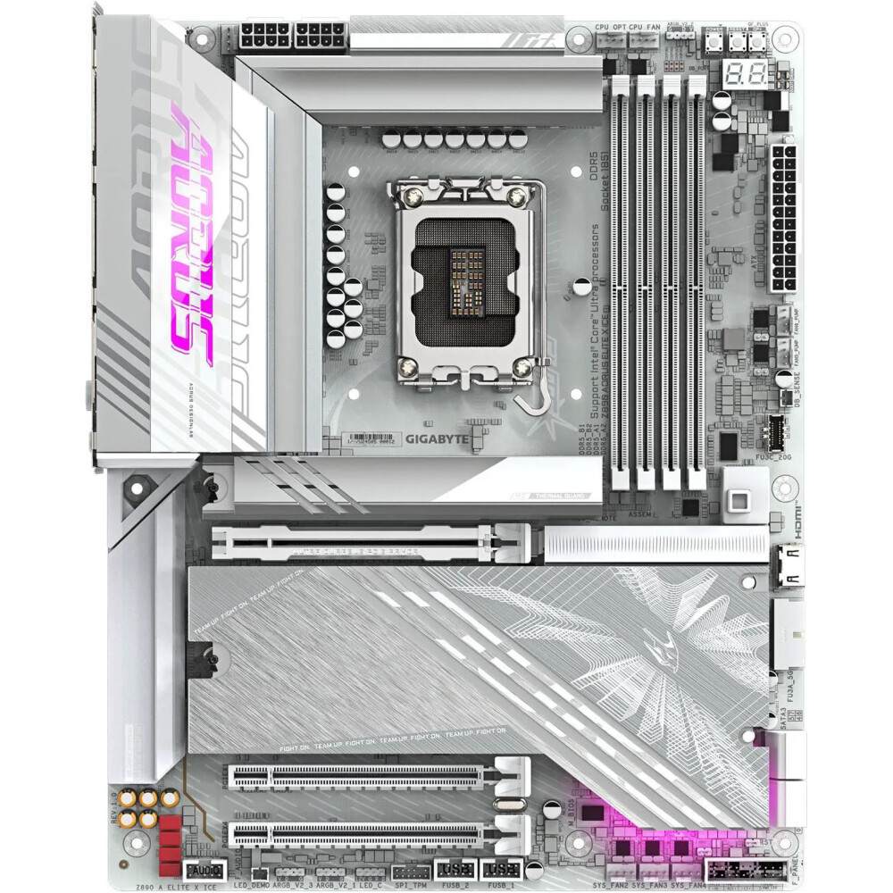 Motherboard GIGABYTE Z890 AORUS ELITE X ICE Socket LGA1851 ATX - Imagen 2