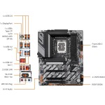 Motherboard GIGABYTE Z890 UD WIFI6E Socket LGA1851 ATX - Imagen 4