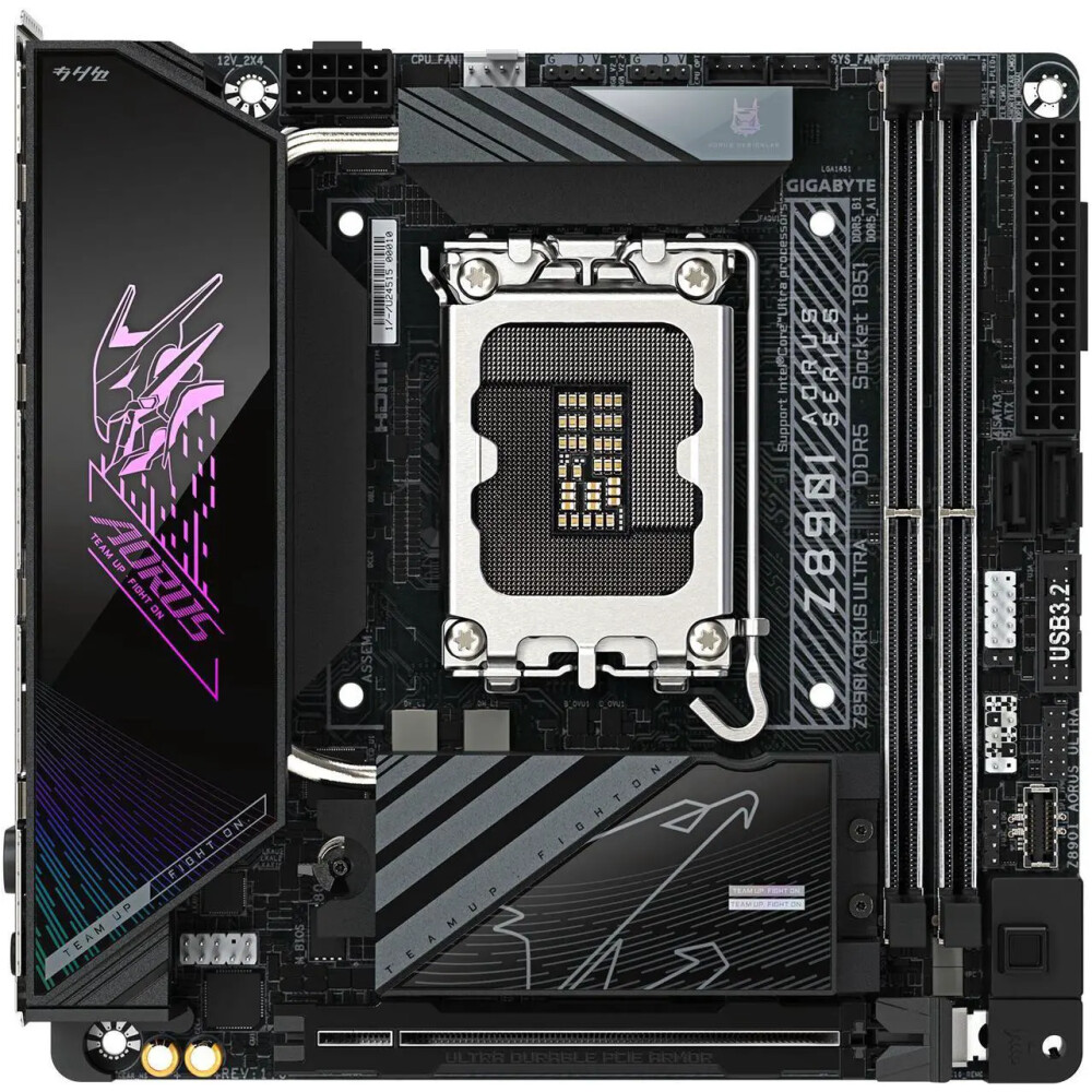 Motherboard GIGABYTE Z890I AORUS ULTRA Socket LGA1851 Mini ITX - Imagen 2