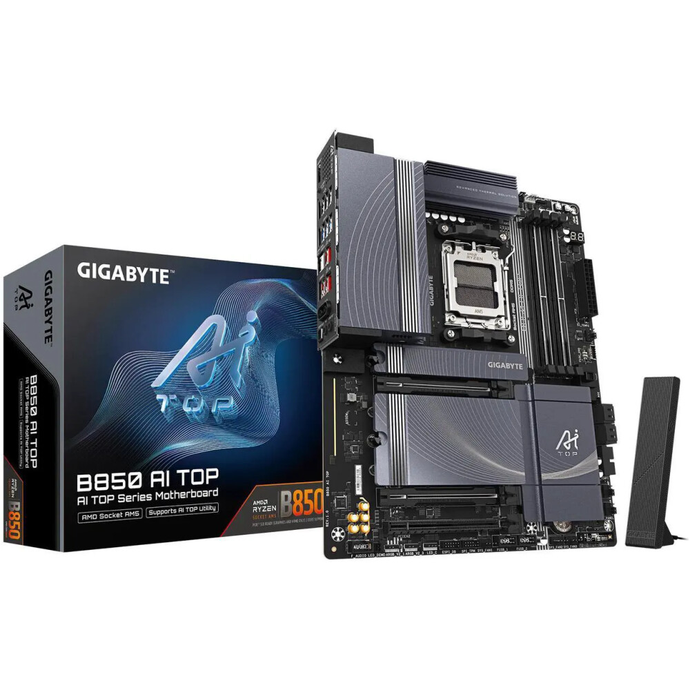Motherboard GIGABYTE B850 AI TOP Socket AM5 ATX - Imagen 1