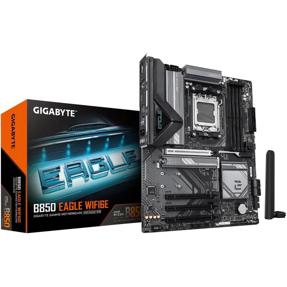 Motherboard GIGABYTE B850 EAGLE WIFI6E Socket AM5 ATX - Imagen 1