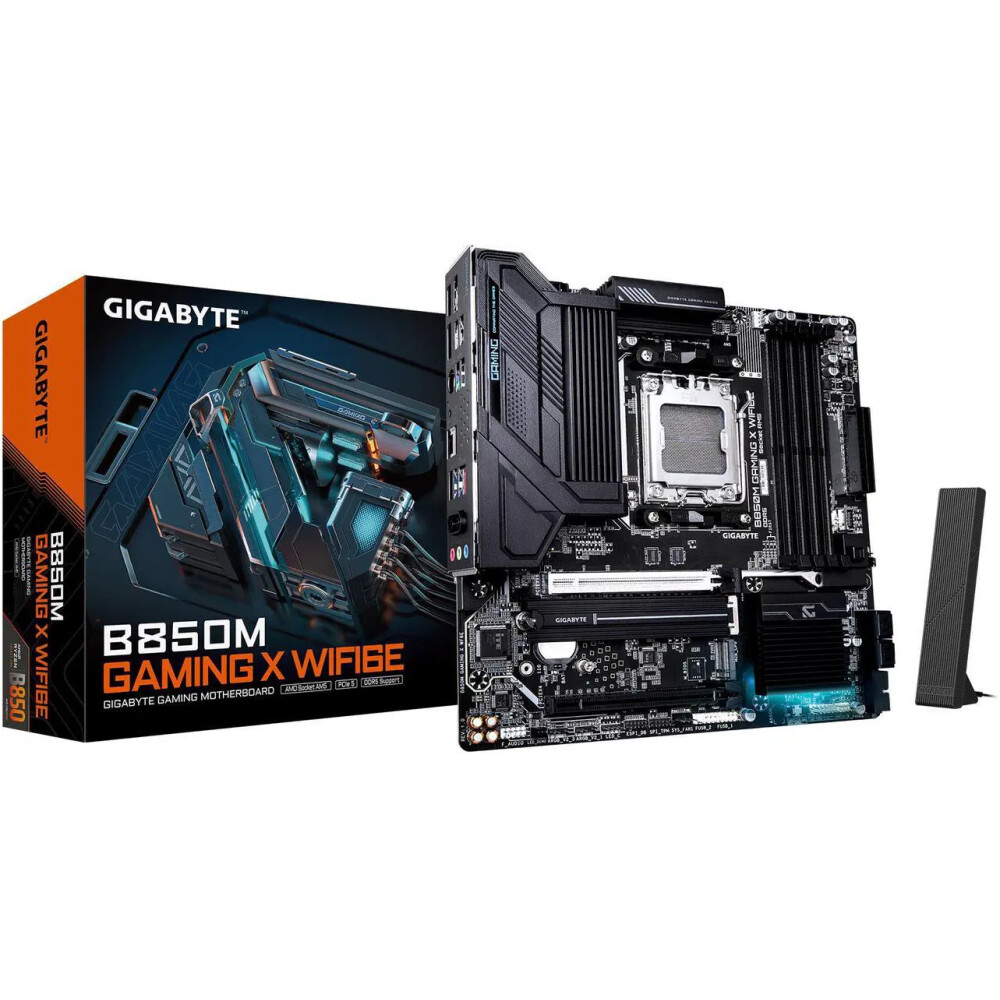 Motherboard GIGABYTE B850M GAMING X WIFI6E Socket AM5 Micro ATX - Imagen 1