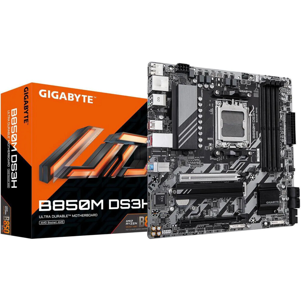 Motherboard GIGABYTE B850M DS3H Socket AM5 Micro ATX - Imagen 1