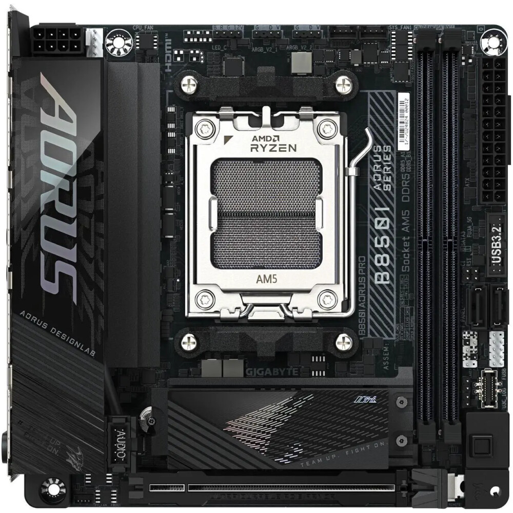 Motherboard GIGABYTE B850I AORUS PRO Socket AM5 Mini ITX - Imagen 2