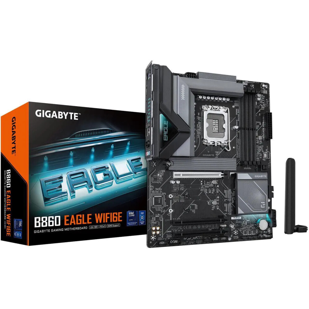 Motherboard GIGABYTE B860 EAGLE WIFI6E Socket LGA 1851 ATX - Imagen 1