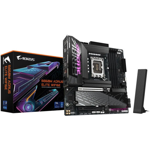Motherboard GIGABYTE B860M AORUS ELITE WIFI6E Socket LGA1851 Micro ATX