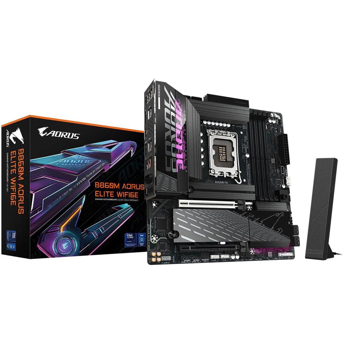 Motherboard GIGABYTE B860M AORUS ELITE WIFI6E Socket LGA1851 Micro ATX
