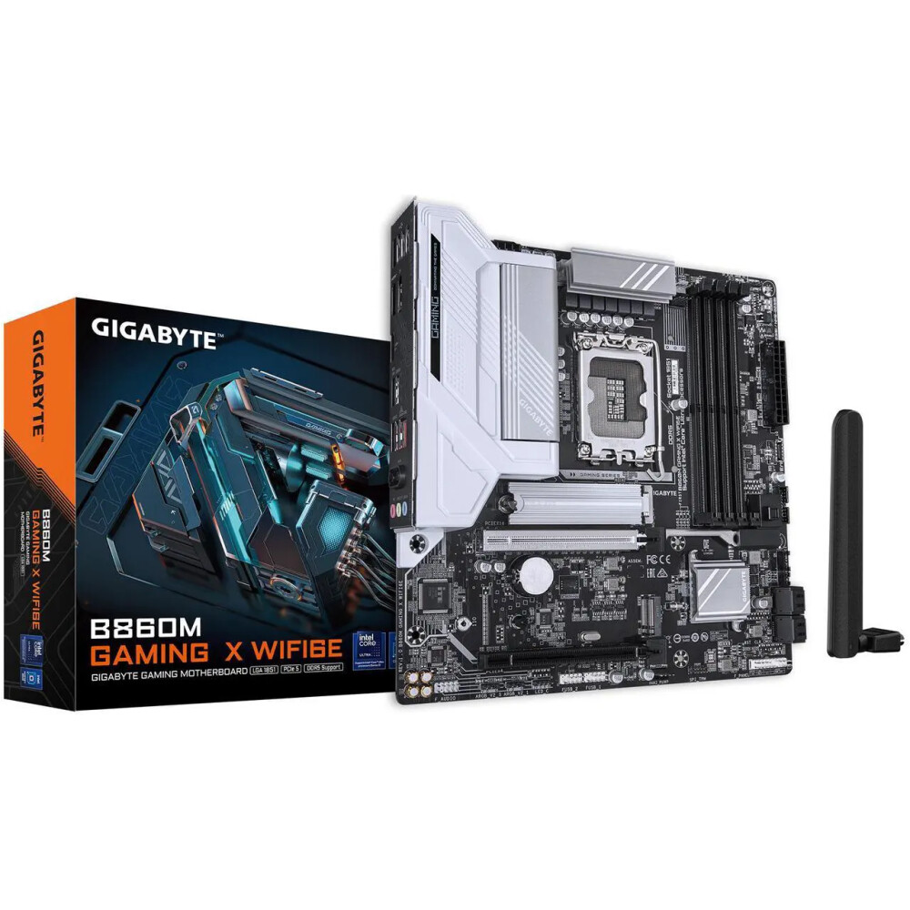 Motherboard GIGABYTE B860M GAMING X WIFI6E Socket LGA 1851 Micro ATX - Imagen 1