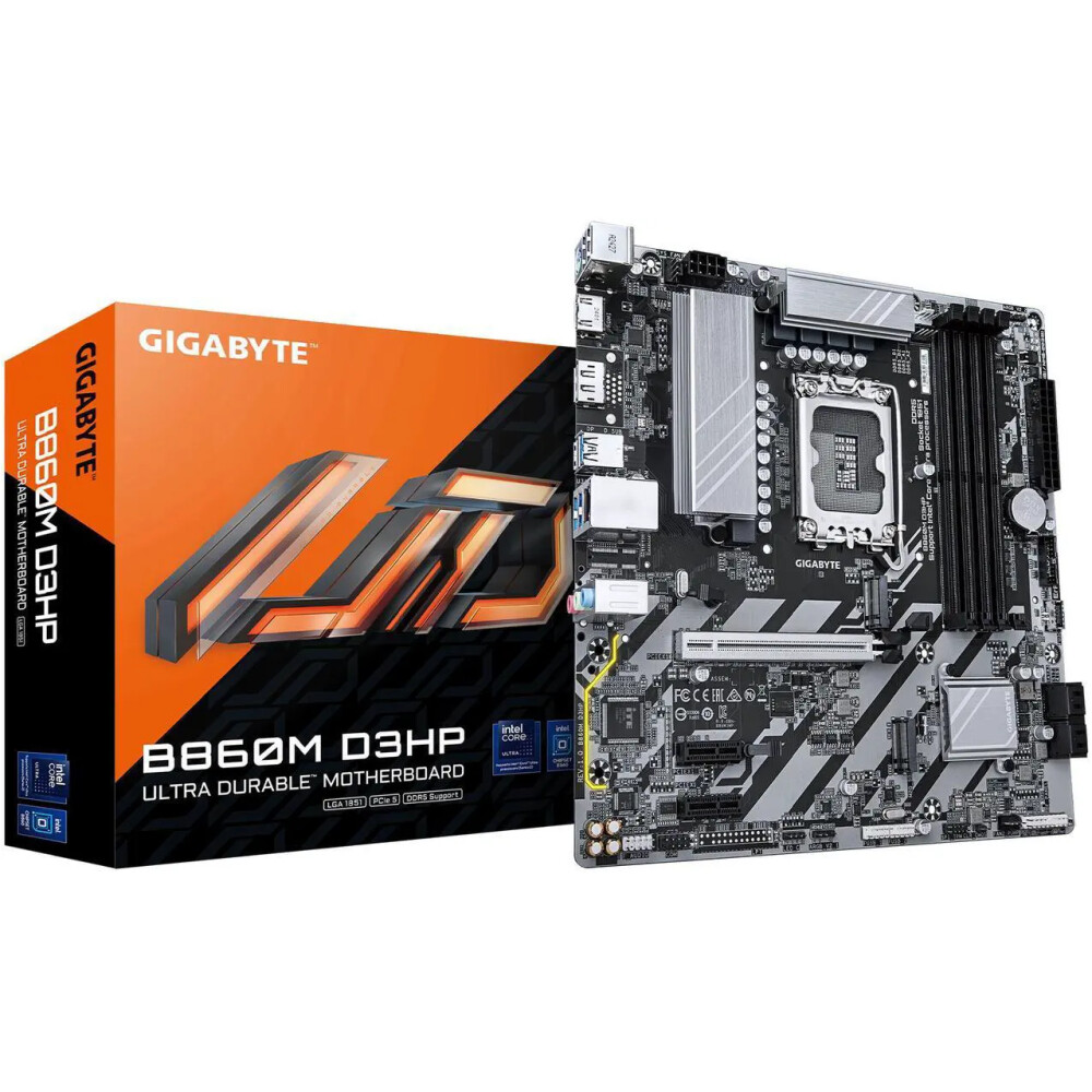 Motherboard GIGABYTE B860M D3HP Socket LGA 1851 Micro ATX - Imagen 1