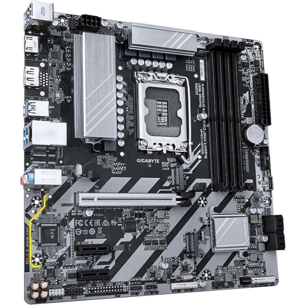 Motherboard GIGABYTE B860M D3HP Socket LGA 1851 Micro ATX - Imagen 3