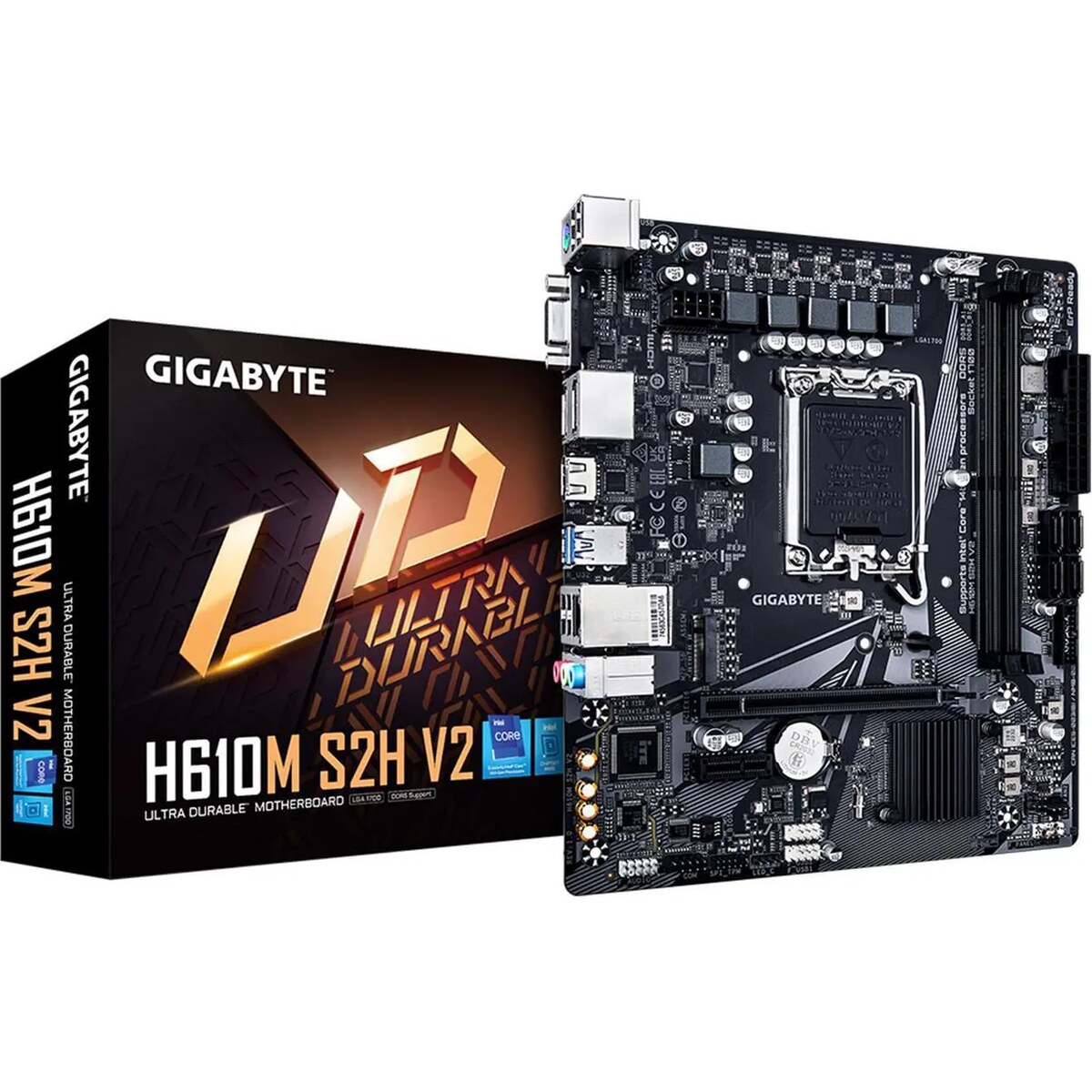 Motherboard GIGABYTE H610M S2H V2 Socket LGA 1700 Micro ATX