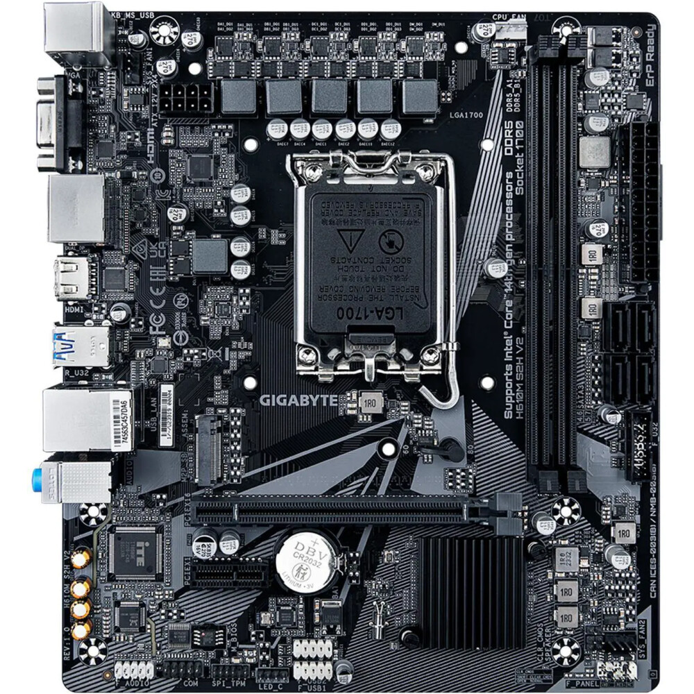 Motherboard GIGABYTE H610M S2H V2 Socket LGA 1700 Micro ATX - Imagen 2