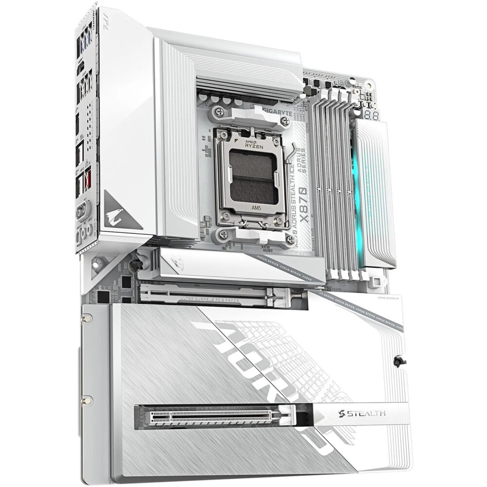 Motherboard GIGABYTE X870 AORUS STEALTH ICE Socket AM5 ATX - Imagen 3