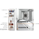 Motherboard GIGABYTE B850 AORUS STEALTH ICE Socket AM5 ATX - Imagen 7