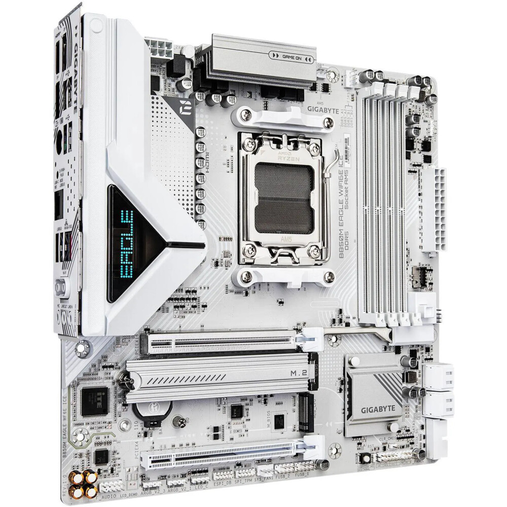 Motherboard GIGABYTE B850M EAGLE WIFI6E ICE Socket AM5 Micro ATX - Imagen 3