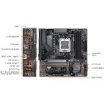 Motherboard GIGABYTE B850M EAGLE WIFI6E Socket AM5 Micro ATX - Imagen 5