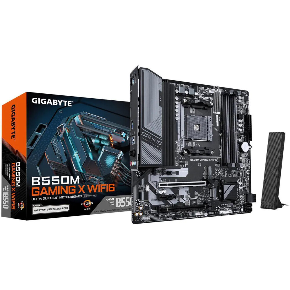 Motherboard GIGABYTE B550M GAMING X WIFI6 Socket AM4 Micro ATX - Imagen 1