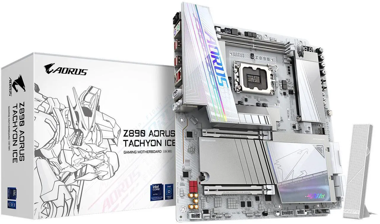 13-145-589-01.webp Motherboard GIGABYTE Z890 AORUS TACHYON ICE Socket LGA1851 E-ATX - Imagen 1