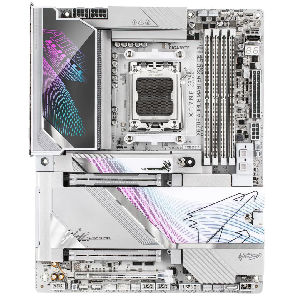 Motherboard GIGABYTE X870E AORUS MASTER X3D ICE Socket AM5 ATX - Imagen 2