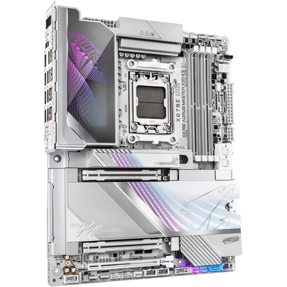 Motherboard GIGABYTE X870E AORUS MASTER X3D ICE Socket AM5 ATX - Imagen 3