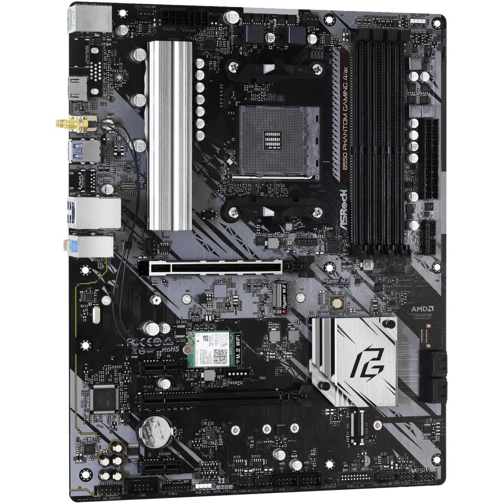 Motherboard ASRock B550 Phantom Gaming 4/ac Socket AM4 ATX - Imagen 3