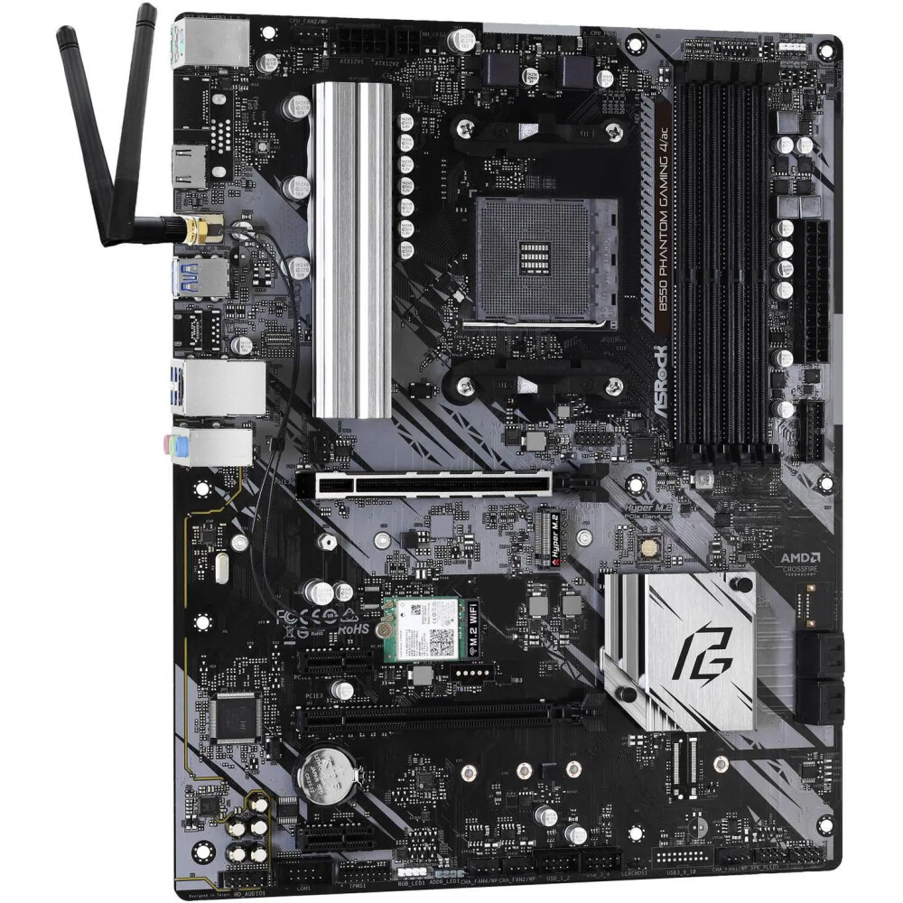 Motherboard ASRock B550 Phantom Gaming 4/ac Socket AM4 ATX - Imagen 4