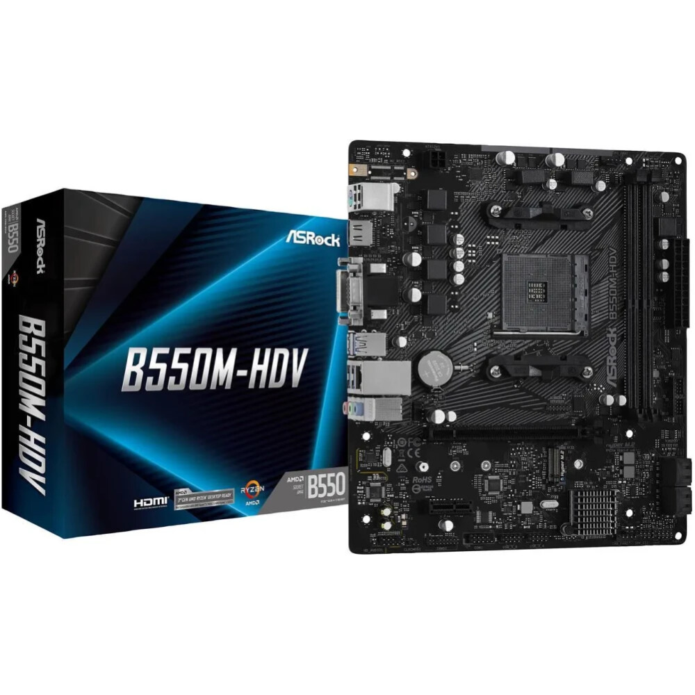 Motherboard ASRock B550M-HDV Socket AM4 Micro ATX - Imagen 1