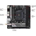 Motherboard ASRock B550M-ITX/AC Socket AM4 Mini ITX - Imagen 2
