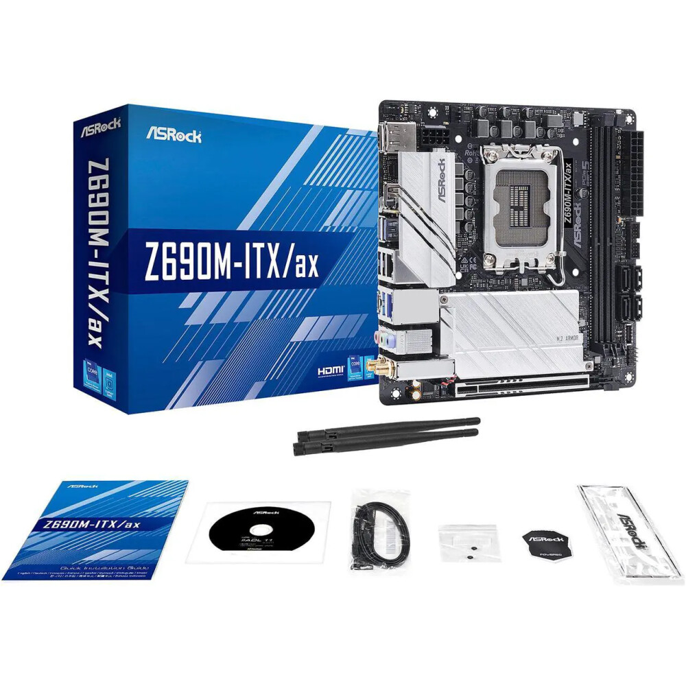 Motherboard ASRock Z690M-ITX/ax Socket LGA 1700 Mini ITX - Imagen 9