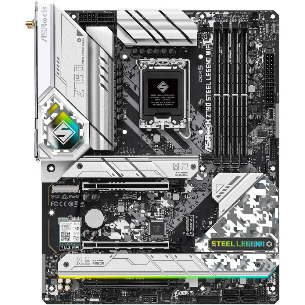 Motherboard ASRock Z790 STEEL LEGEND WIFI Socket LGA1700 ATX - Imagen 3