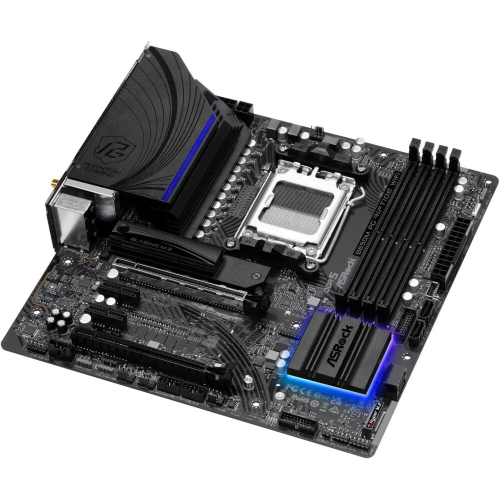 Motherboard ASRock B650M PG Riptide WiFi AM5 Micro ATX - Imagen 6