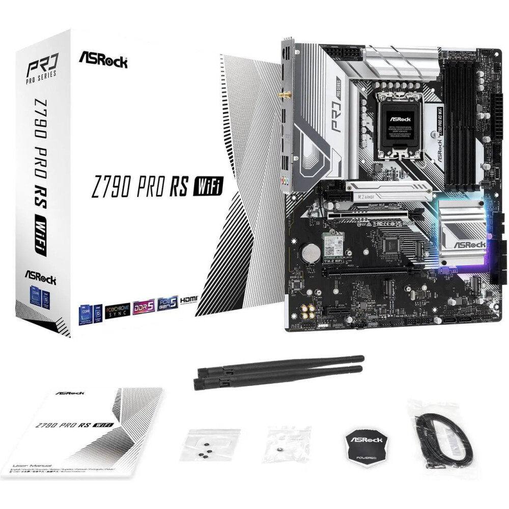 Motherboard ASRock Z790 PRO RS WiFi Socket LGA 1700 ATX - Imagen 1