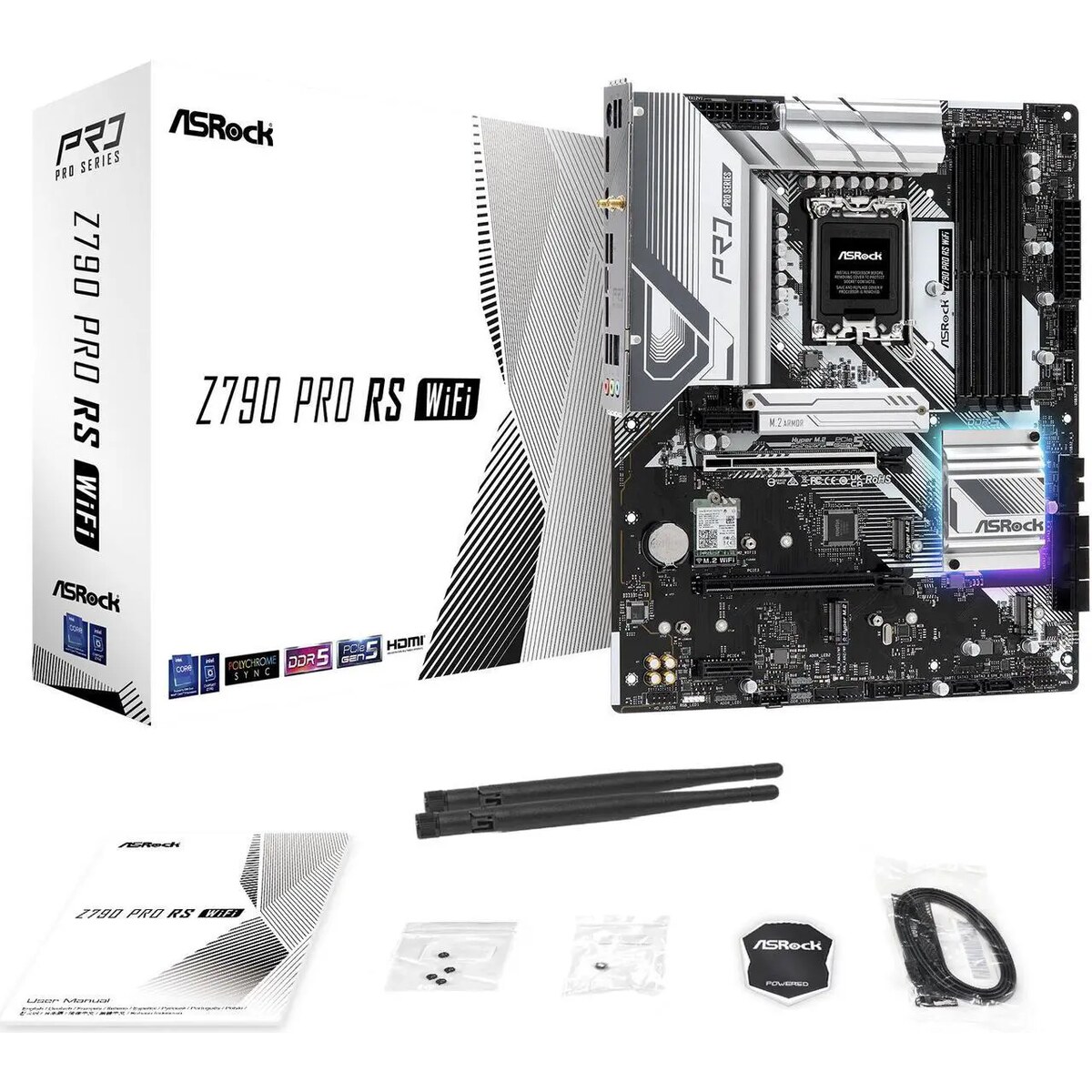 Motherboard ASRock Z790 PRO RS WiFi Socket LGA 1700 ATX
