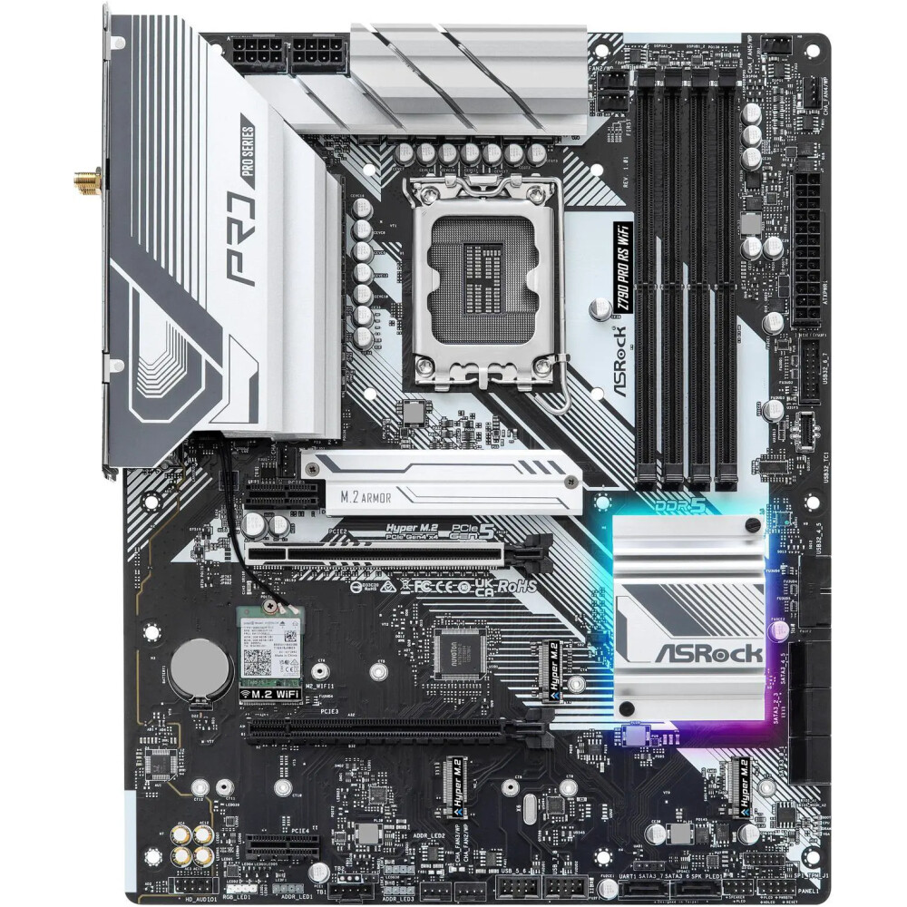 Motherboard ASRock Z790 PRO RS WiFi Socket LGA 1700 ATX - Imagen 2