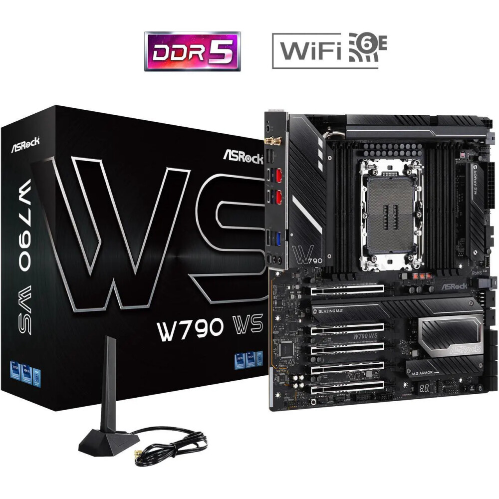 Motherboard ASRock W790 WS Socket LGA4677 E-ATX (CEB) - Imagen 1