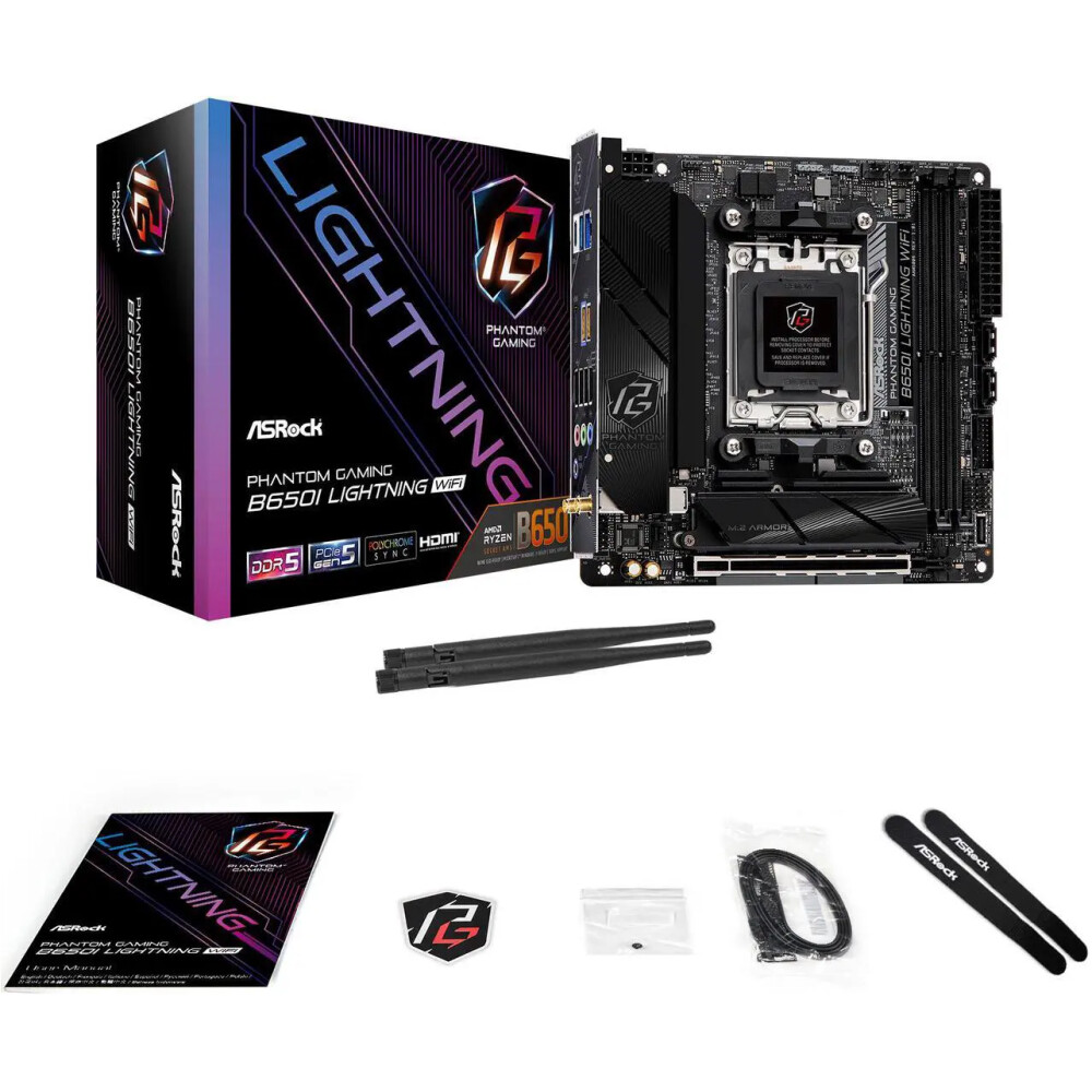 Motherboard ASRock B650I LIGHTNING WIFI Socket AM5 Mini ITX - Imagen 6
