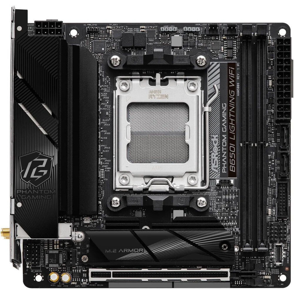 Motherboard ASRock B650I LIGHTNING WIFI Socket AM5 Mini ITX - Imagen 4