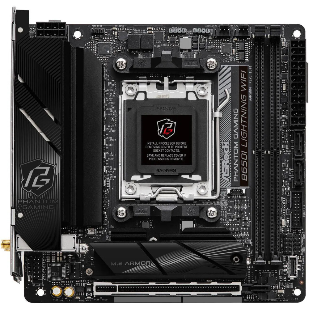 Motherboard ASRock B650I LIGHTNING WIFI Socket AM5 Mini ITX - Imagen 5