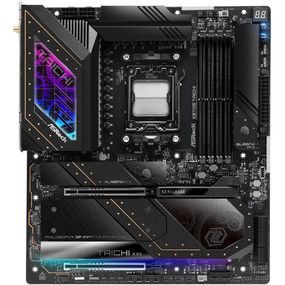 Motherboard GIGABYTE X870E AORUS PRO X3D ICE Socket AM5 ATX - Imagen 3