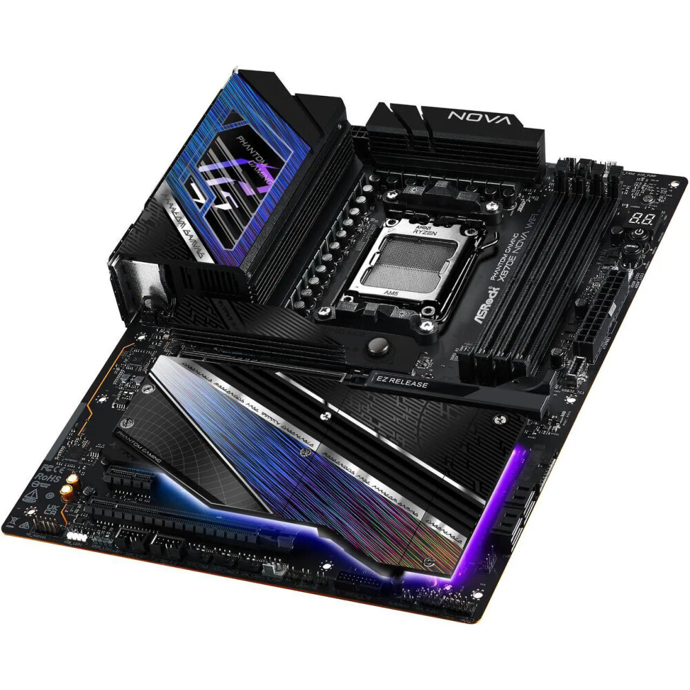Motherboard ASRock X870E Nova WiFi Socket AM5 ATX - Imagen 7